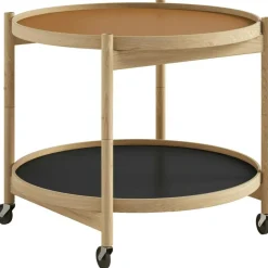 Bølling Brickbord Ø60 cm, Obehandlad Bok / Bas