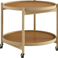 Bølling Brickbord Ø60 cm, Obehandlad Bok / Bas