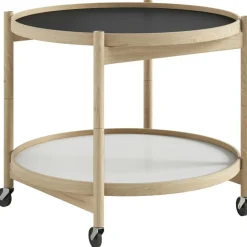 Bølling Brickbord Ø60 cm, Obehandlad Bok / Bas