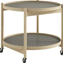 Bølling Brickbord Ø60 cm, Obehandlad Bok / Bas