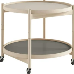 Bølling Brickbord Ø60 cm, Obehandlad Bok / Bas