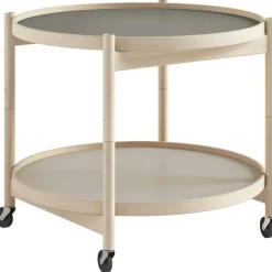 Bølling Brickbord Ø60 cm, Obehandlad Bok / Bas