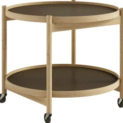 Bølling Brickbord Ø60 cm, Obehandlad Bok / Bas