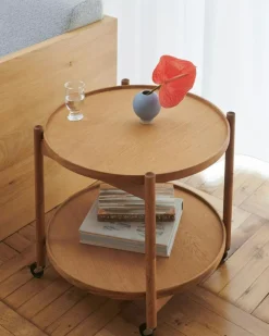 Brdr. Krüger Brickbord-Bølling Brickbord Ø60 cm, Oljad Valnöt