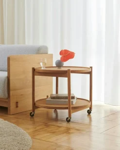 Brdr. Krüger Brickbord-Bølling Brickbord Ø60 cm, Oljad Valnöt