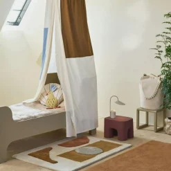 Ferm Living Ullmattor-Bloco Tufted Ullmatta 80x120 cm, Off-white / Blush