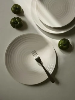 Design House Stockholm Mattallrikar-Blond Tallrik, Randig 28 cm,