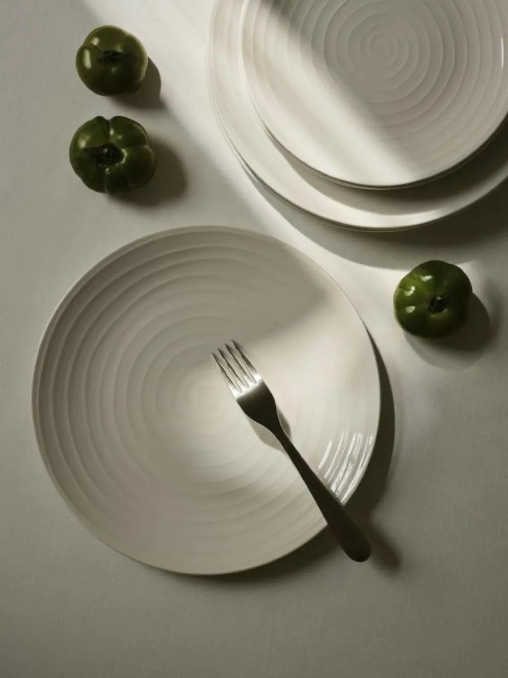 Design House Stockholm Mattallrikar-Blond Tallrik, Randig 28 cm,