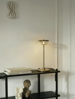 Blossi Bordslampa 230 mm, Nordic Gold / Klar