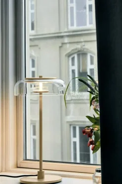 Blossi Bordslampa 230 mm, Nordic Gold / Klar