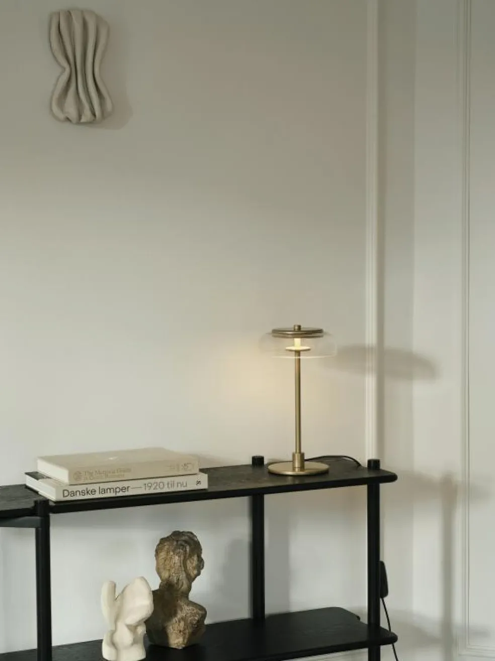 Blossi Bordslampa, Nordic Gold / Klar