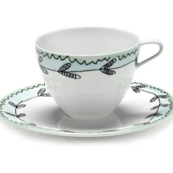 Blossom Milk Kaffekopp Hög Med Fat