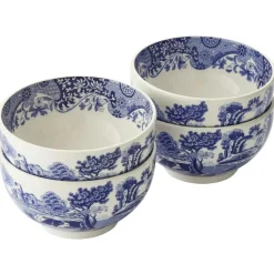 Spode Serveringsskålar-Blue Italian Skålar 20 cl, 4-pack