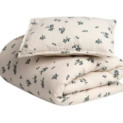 Barn Garbo & Friends Bäddset|Barnsängkläder-Blueberry Muslin Bäddset, 70x100 + 40x45 cm