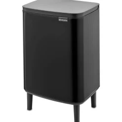 Bo Papperskorg Med Ben 12 L, Mattsvart