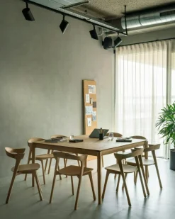 Bok Matbord Ek, 100x240 cm