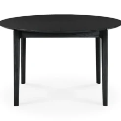 Bok Matbord Rund Utdragbar Ø129 cm, Ek