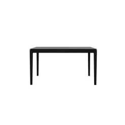 Bok Matbord 160x80 cm, Svart