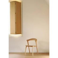 Bok Stol, Mörkbetsad Teak