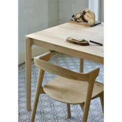 Bok Stol, Mörkbetsad Teak