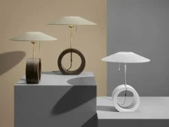 Bombus Bordslampa, Rökt Ek