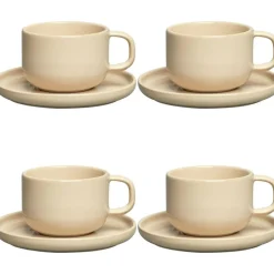 Decotique Tekoppar-BON Tekopp 4-pack, Ivory
