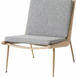 &Tradition Fåtöljer-Boomerang HM1 Loungestol, Vitoljad Ek / Karakorum 003