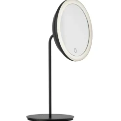 Zone Denmark Bordsspeglar-Bordsspegel Med Ljus, 5x Zoom, Svart