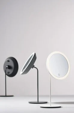 Zone Denmark Bordsspeglar-Bordsspegel Med Ljus, 5x Zoom, Svart