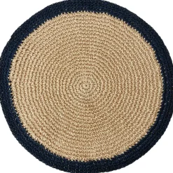 Bordstablett Ø38 cm, Beige/Svart