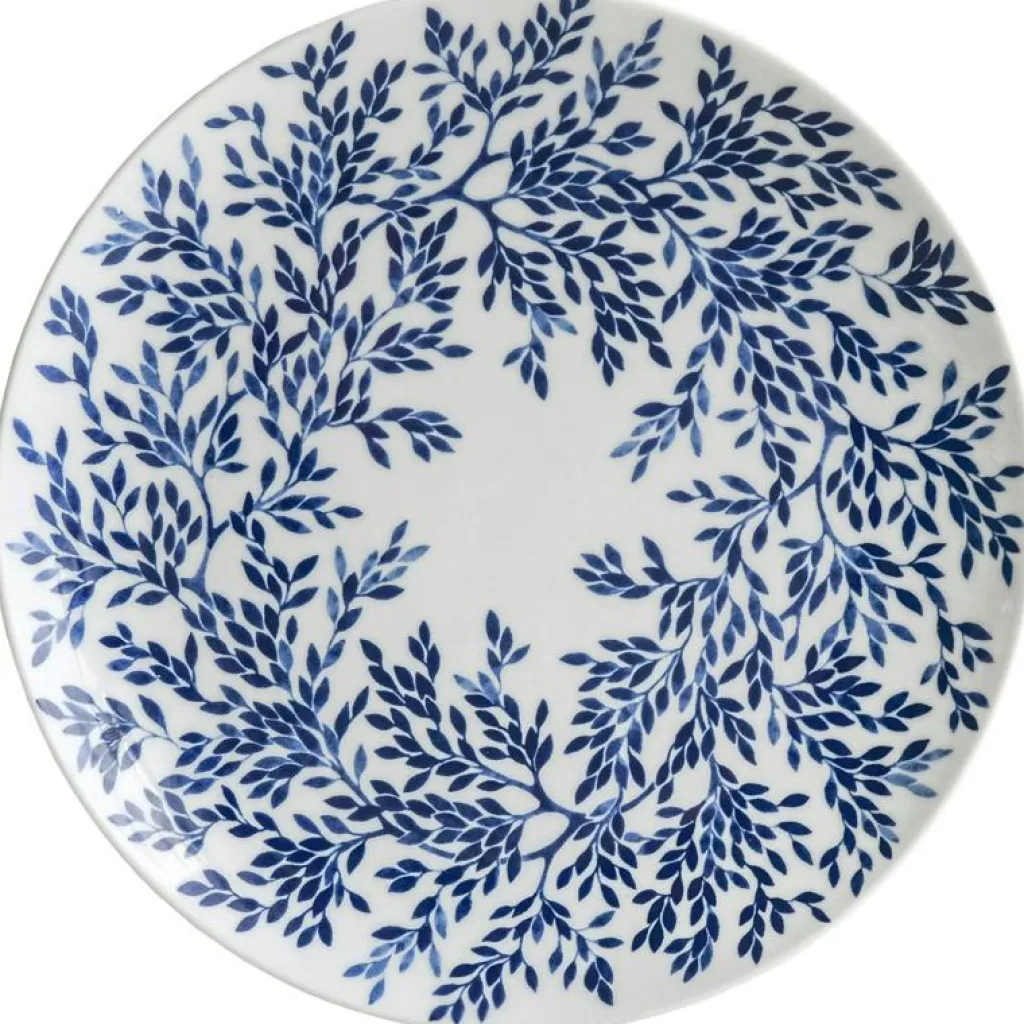 Götefors Porslin Assietter-Botanica Myrten Assiett 21 cm, Grön