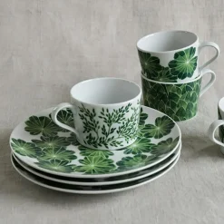 Götefors Porslin Tekoppar|Kaffekoppar-Botanica Myrten Kopp,