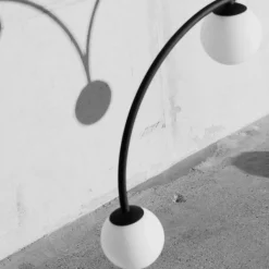 Bounce 169 Taklampa, Svart/Opalglas