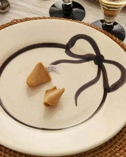 Bow Tallrik 28 cm, Svart