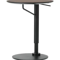 Audo Copenhagen Sidobord & Avlastningsbord-Branch Sidobord Ø45 cm, Mörkbetsad Ek