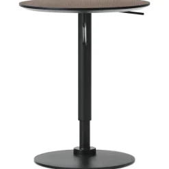 Audo Copenhagen Sidobord & Avlastningsbord-Branch Sidobord Ø45 cm, Mörkbetsad Ek