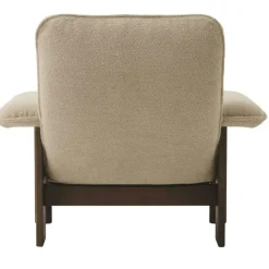 Brasilia Fåtölj, Mörkbetsad Ek / Fårskinn Root