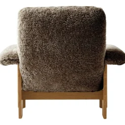 Audo Copenhagen Fåtöljer-Brasilia Fåtölj, Naturlig Ek / Sheepskin Nature