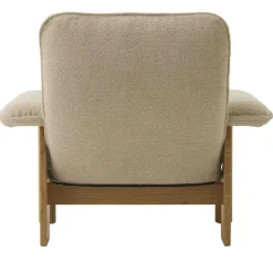 Audo Copenhagen Fåtöljer-Brasilia Fåtölj, Naturlig Ek / Sheepskin Nature