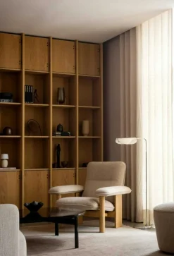 Audo Copenhagen Fåtöljer-Brasilia Fåtölj, Naturlig Ek / Sheepskin Nature