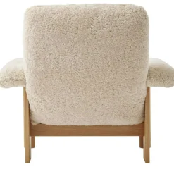 Audo Copenhagen Fåtöljer-Brasilia Fåtölj, Naturlig Ek / Sheepskin Nature