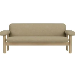 Brasilia 2-Sitssoffa, Ek / Sheepskin Nature