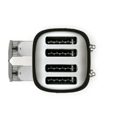 Brödrost 4 Skivor, Svart