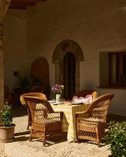 Pick a Poppy Dukar & Löpare-Breton Bordsduk 150x250 cm, Grön