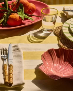 Pick a Poppy Dukar & Löpare-Breton Bordsduk 150x250 cm, Grön