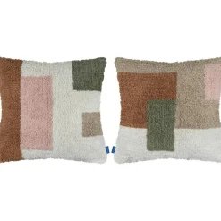 Mette Ditmer Prydnadskuddar & Fodral-Brick Kuddfodral 50x50 cm, Olivgrön