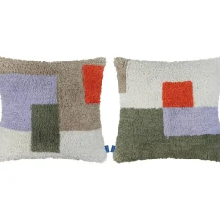 Mette Ditmer Prydnadskuddar & Fodral-Brick Kuddfodral 50x50 cm, Olivgrön