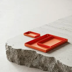 Bricka 3-pack, Orange