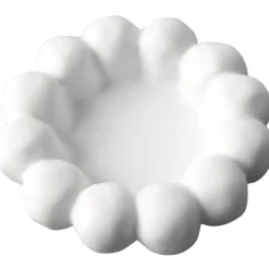 DBKD Ljusstakar-Bright Plate Ljusbricka Ø17 cm, Vit