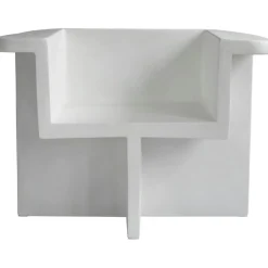 Brutus Loungefåtölj, Benvit